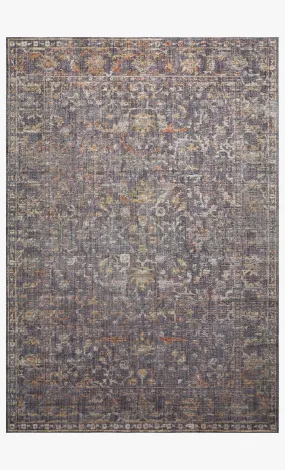 Chris Loves Julia x Loloi - Rosemarie Collection - Traditional Power Loomed Rug in Graphite (ROE-04)