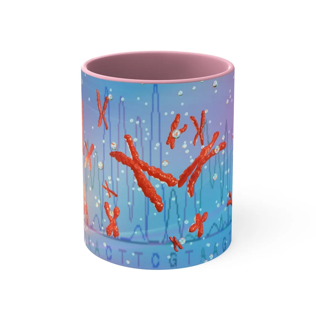 Chromosomes Accent Coffee Mug, 11oz