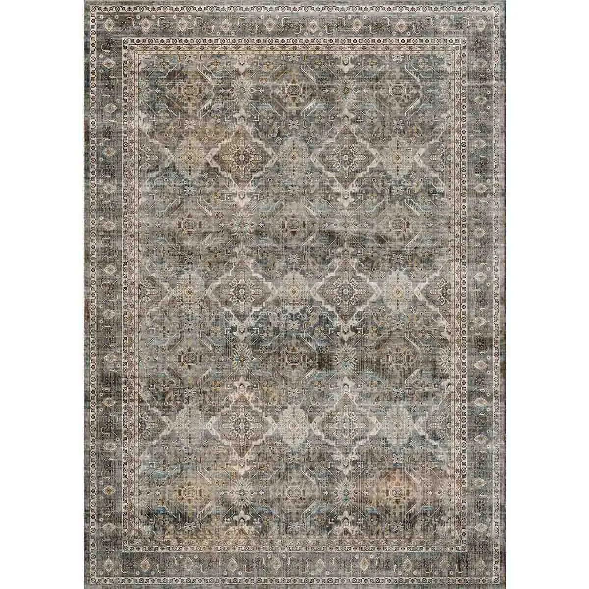 Clara Grey Olive Rug