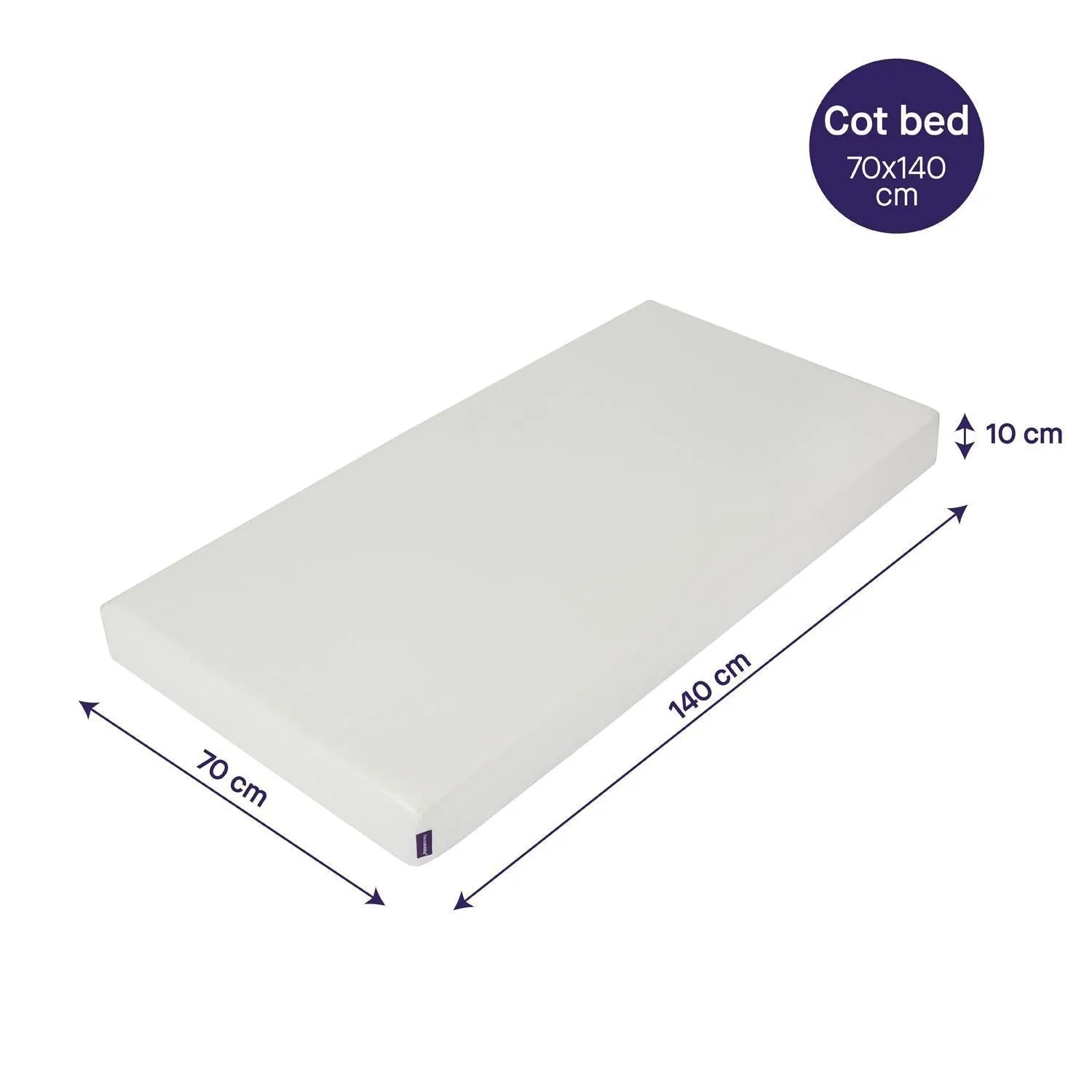 Clevamama Anti-Allergy Cot Bed Mattress (70 x 140 x 10cm)