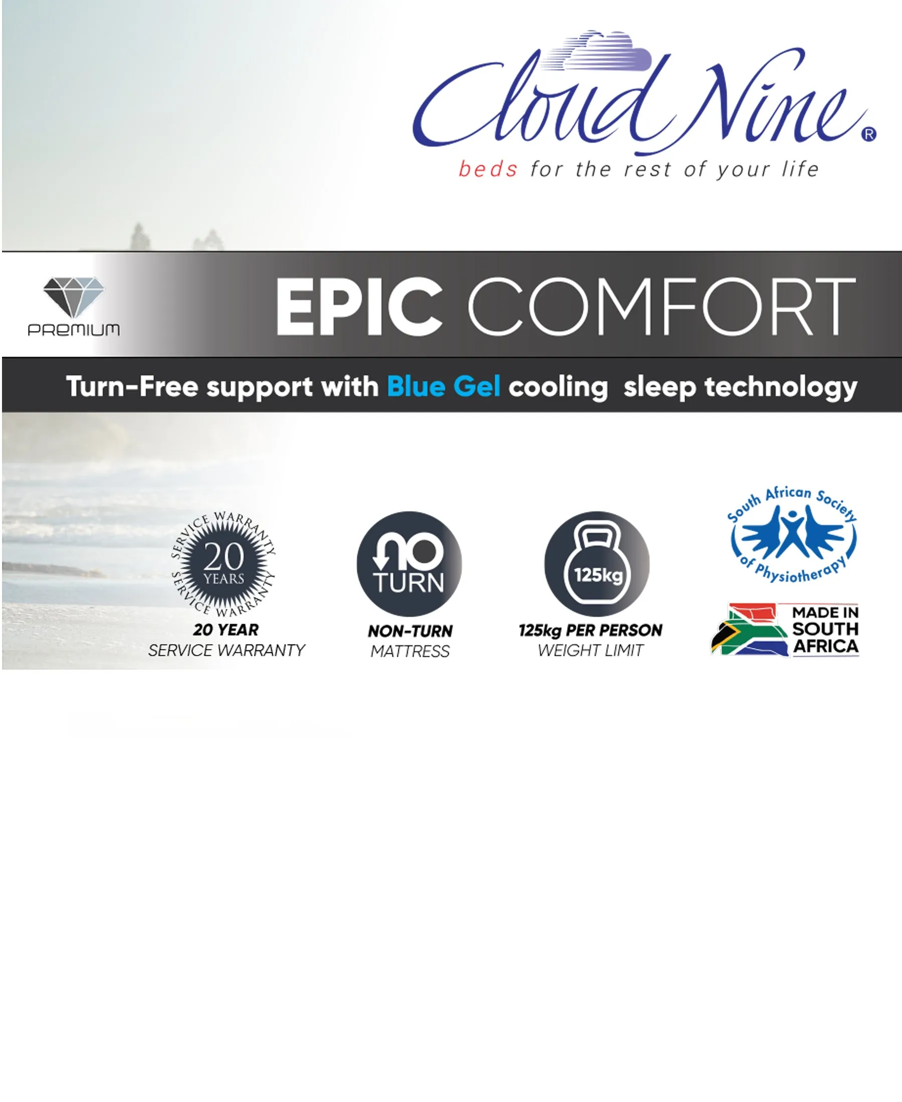 Cloud Nine Epic Comfort Mattress