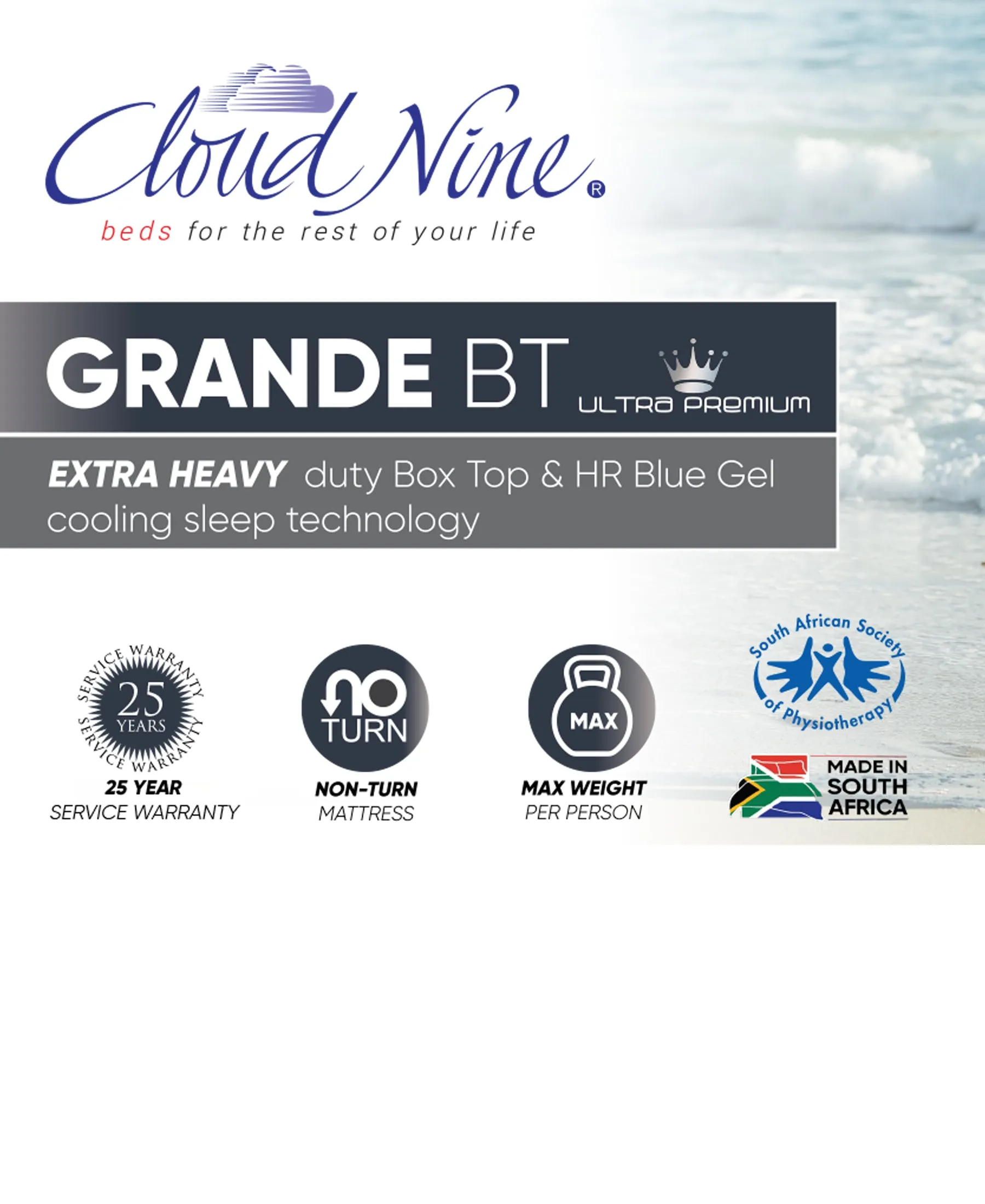 Cloud Nine Grande BT Mattress