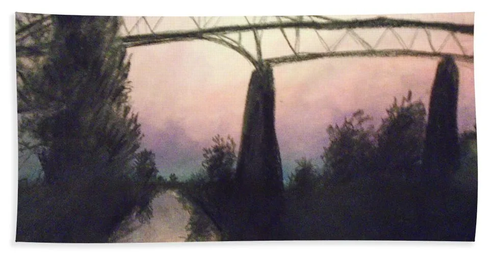 Cornwall's Bridge - Bath Towel