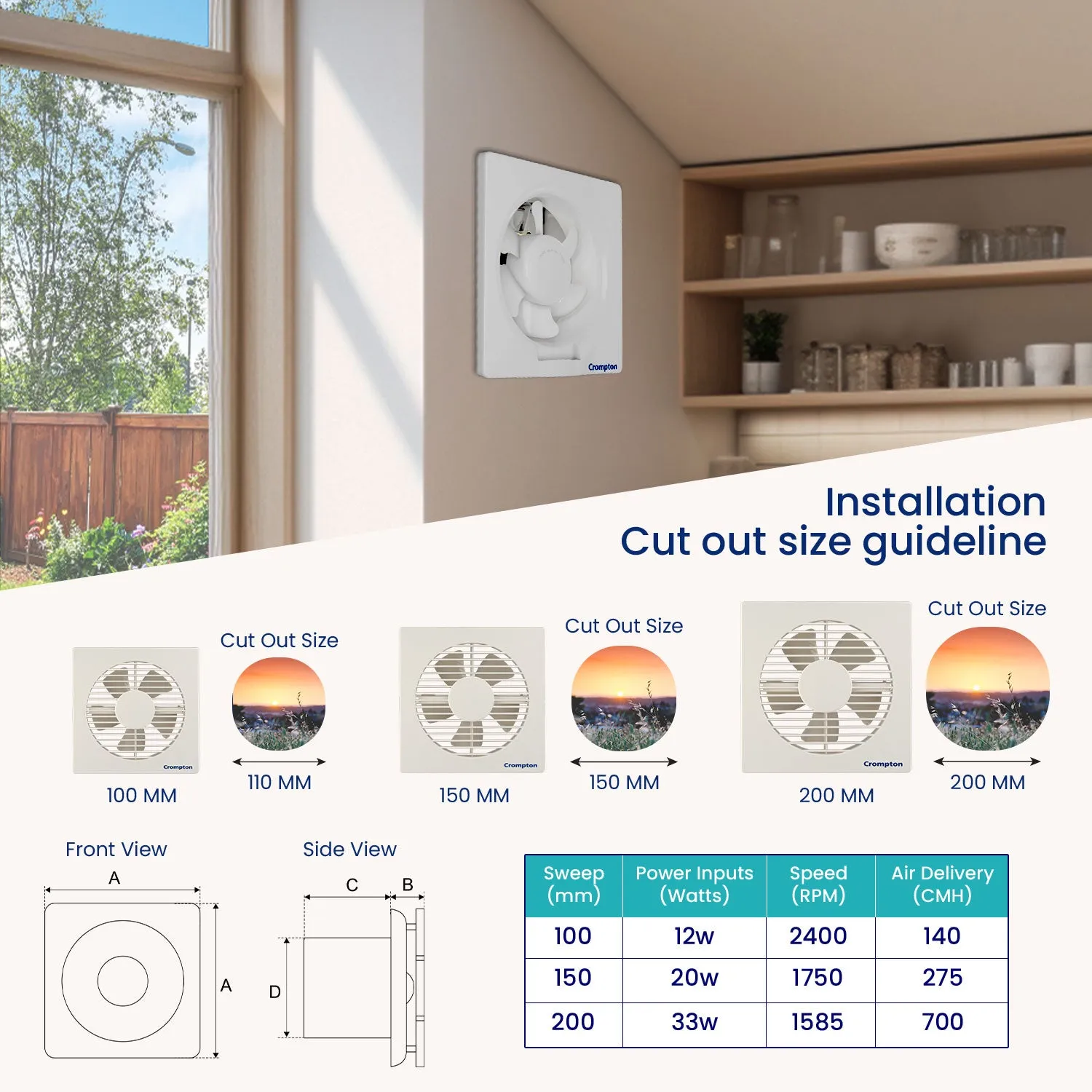 Crompton Ventilus Exhaust Fan