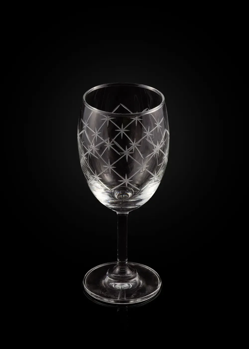 Crystal Hand Cut Wine Glass (Set of 2) WG-11