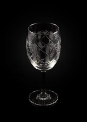 Crystal Hand Cut Wine Glass (Set of 2) WG-15