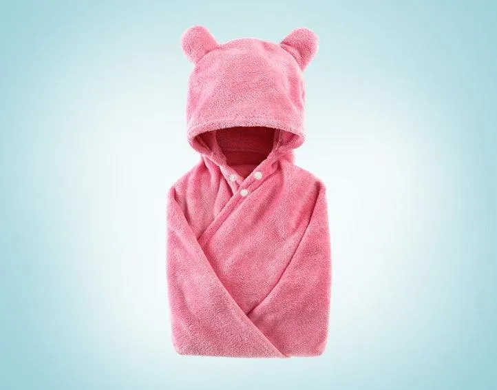 CuddleSoft Cotton Baby Care Hooded Bath Towel