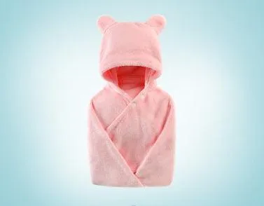 CuddleSoft Cotton Baby Care Hooded Bath Towel