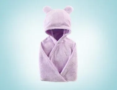 CuddleSoft Cotton Baby Care Hooded Bath Towel