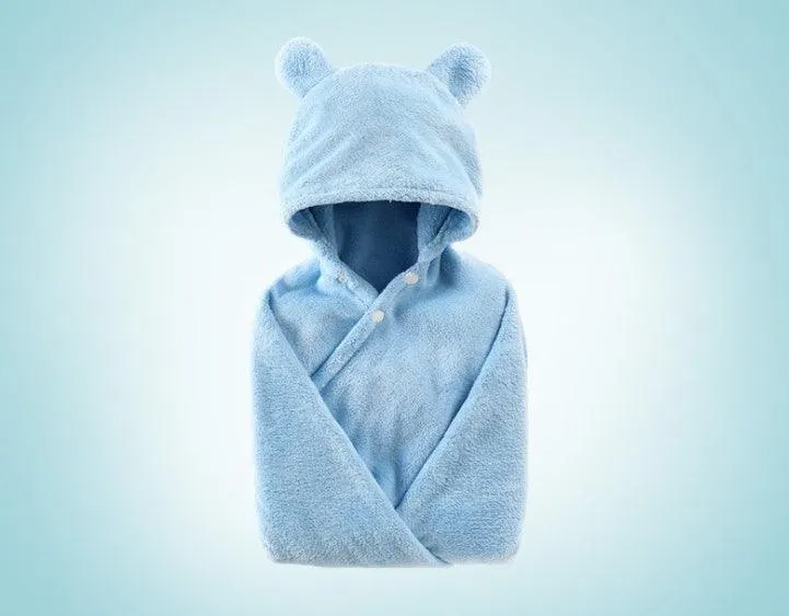 CuddleSoft Cotton Baby Care Hooded Bath Towel