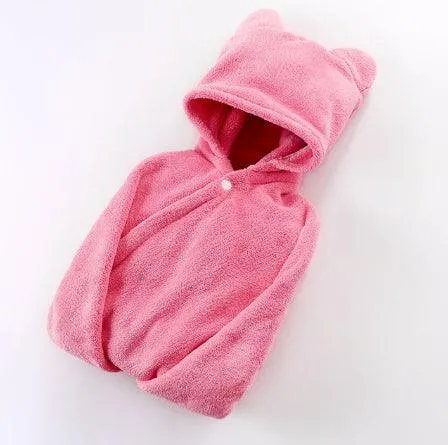 CuddleSoft Cotton Baby Care Hooded Bath Towel