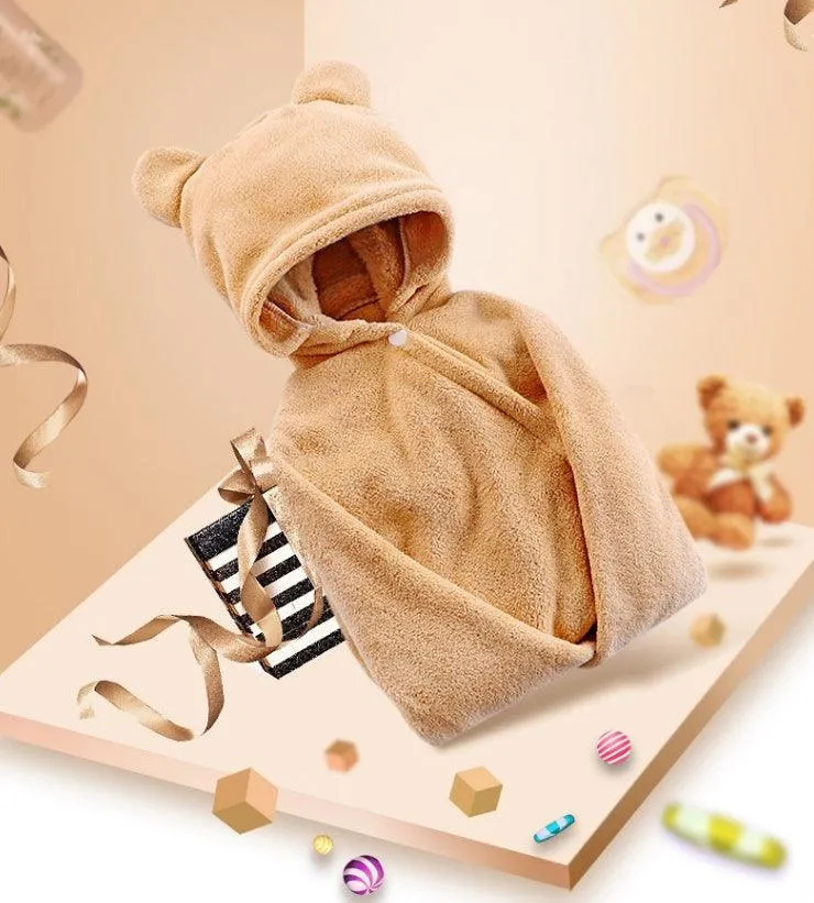 CuddleSoft Cotton Baby Care Hooded Bath Towel