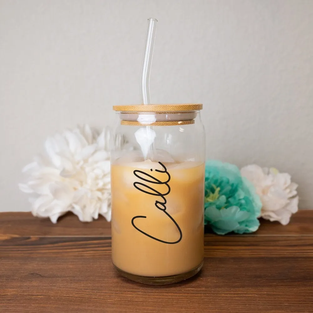 Customized Bachelorette Glass Tumbler Favor