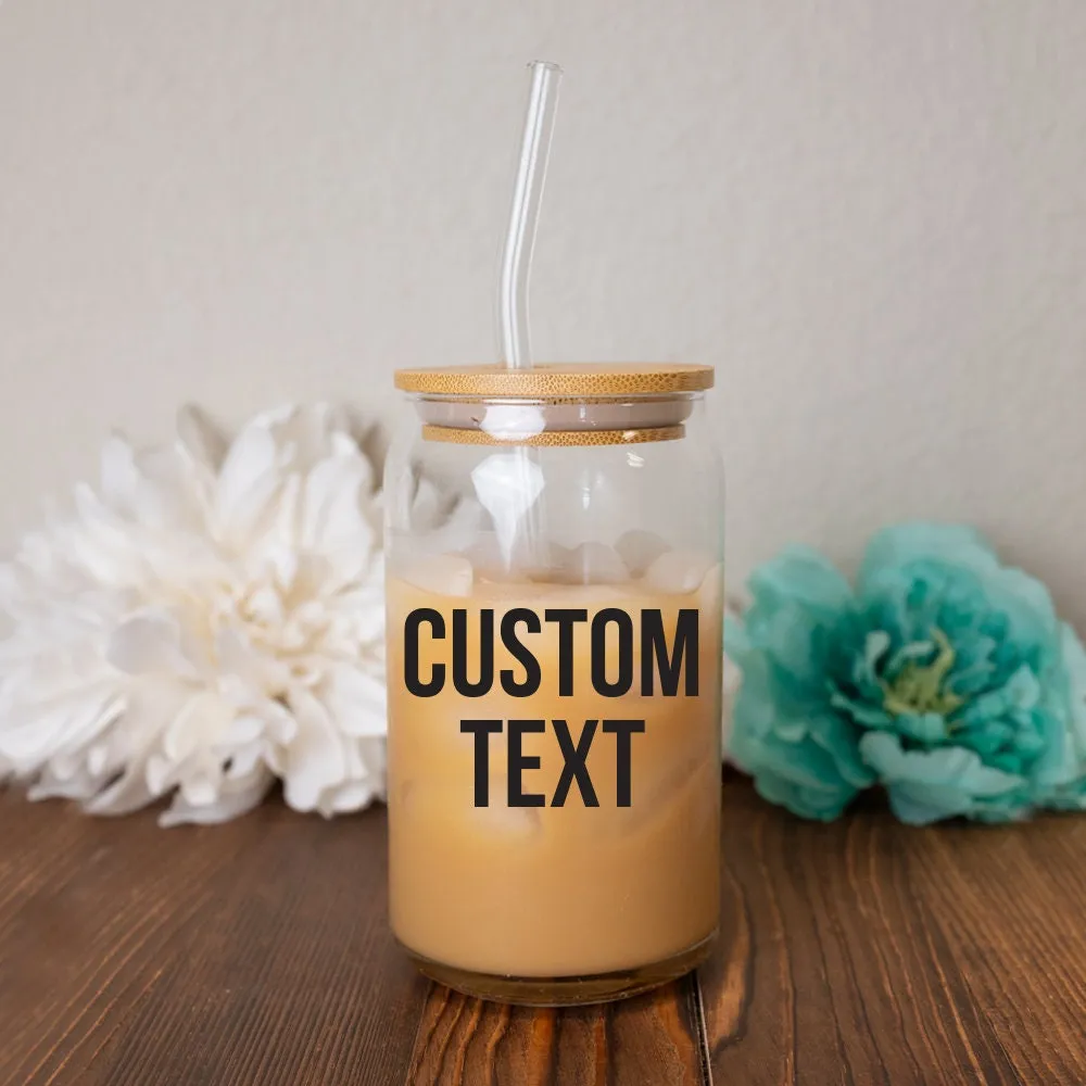 Customized Bachelorette Glass Tumbler Favor