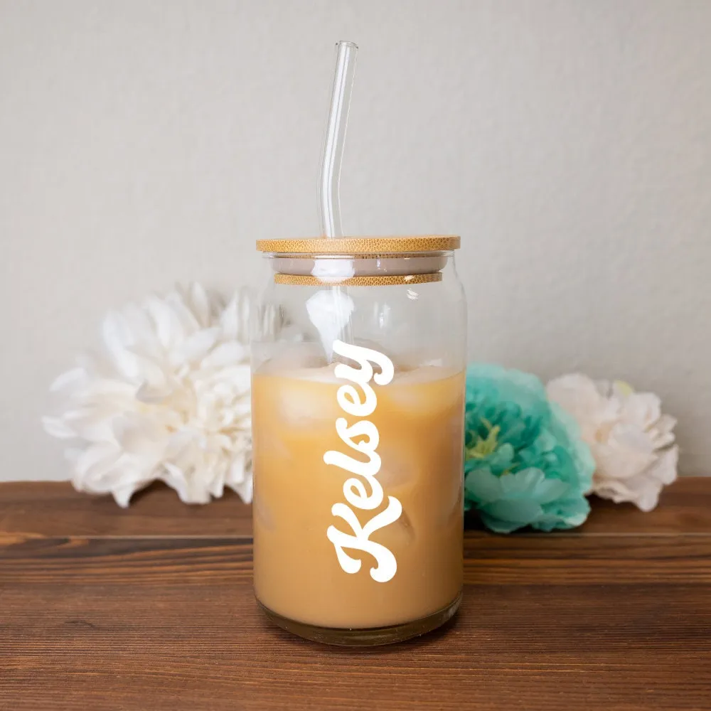 Customized Bachelorette Glass Tumbler Favor