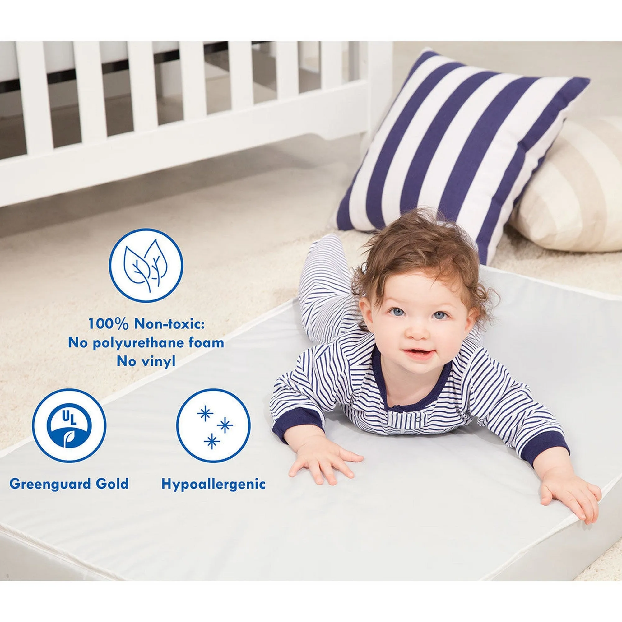 DAVINCI Complete Slumber Crib & Toddler Mattress Firm Support 100% Non-Toxic