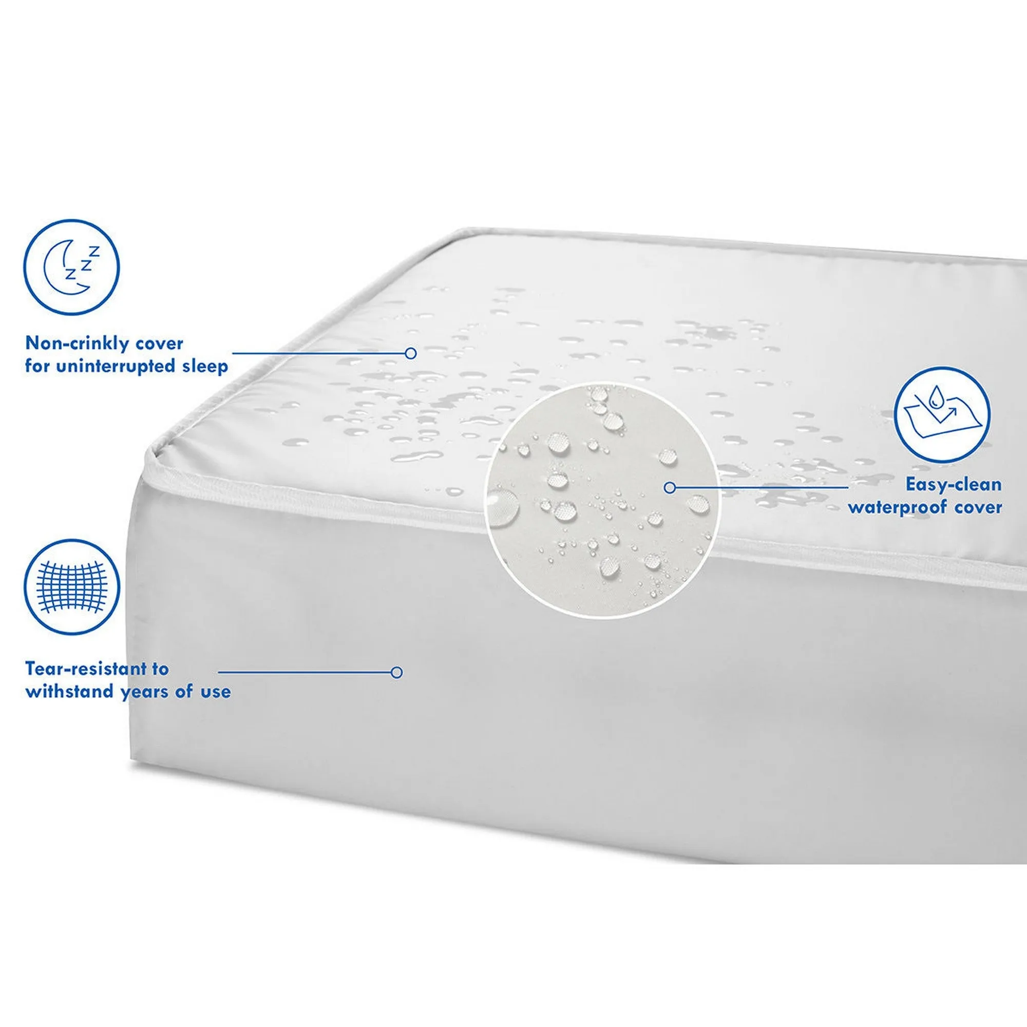 DAVINCI Complete Slumber Crib & Toddler Mattress Firm Support 100% Non-Toxic