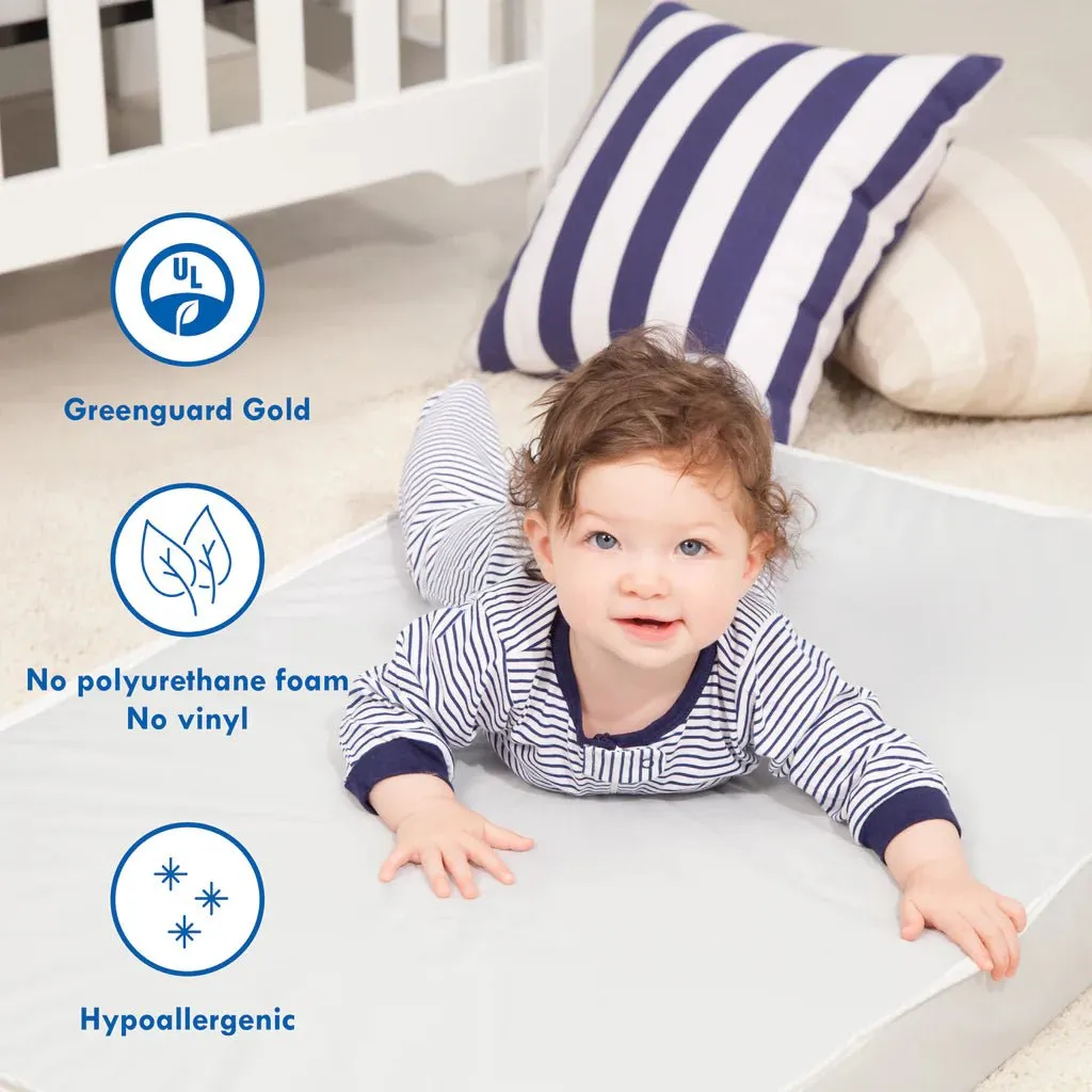 DaVinci - Deluxe Coil Firm Support Mini Crib Mattress - Lightweight & Waterproof