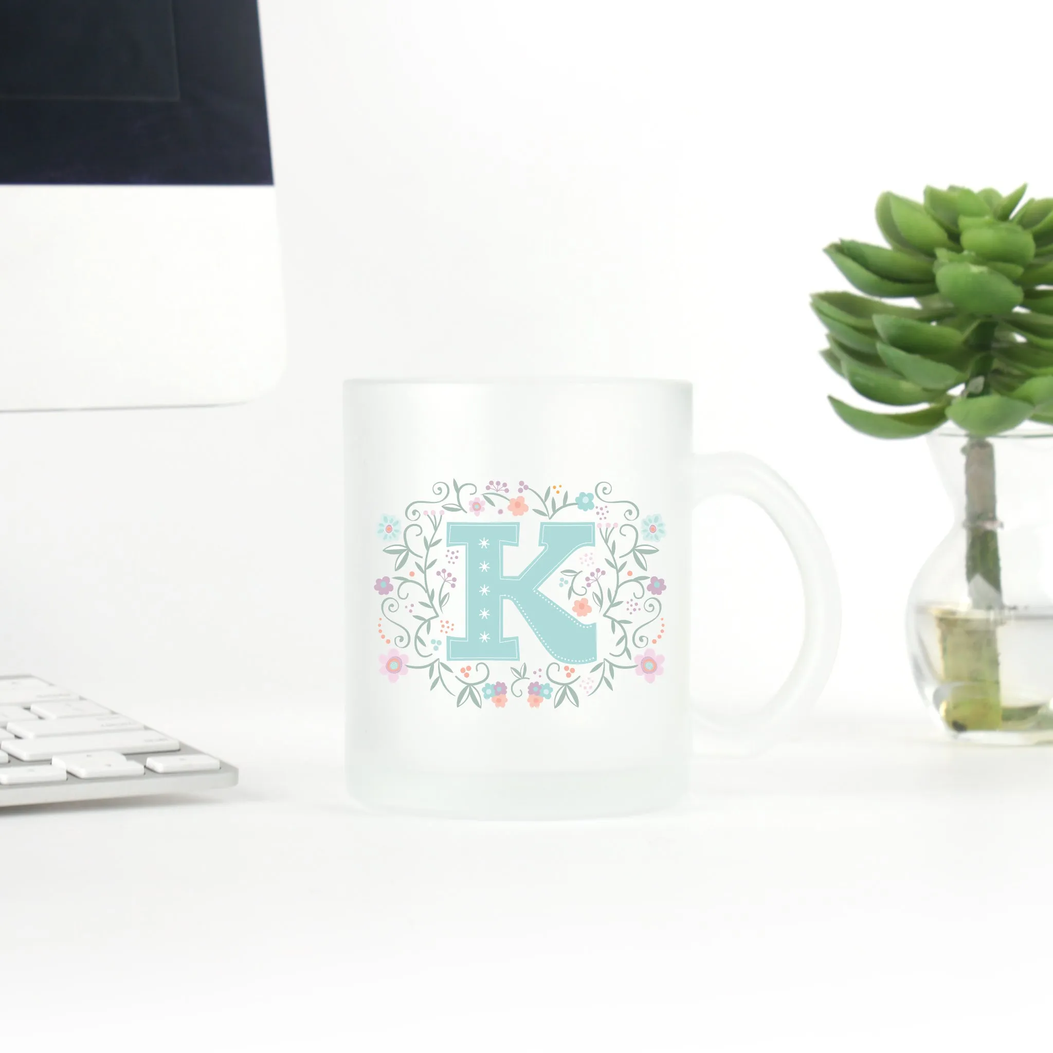 Decorative Monogram Mug