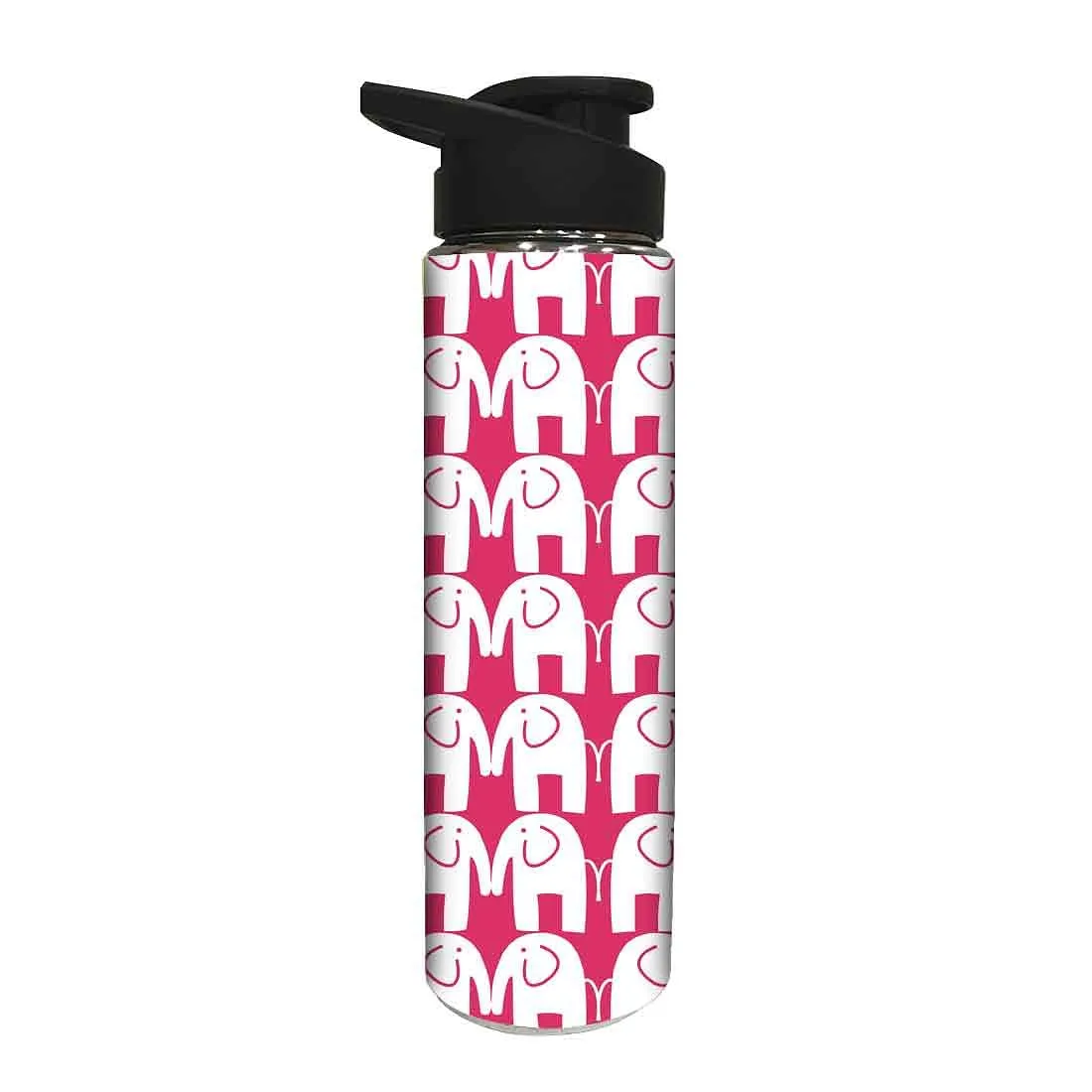 Designer Stainless Steel Water Bottle -  White Elephants