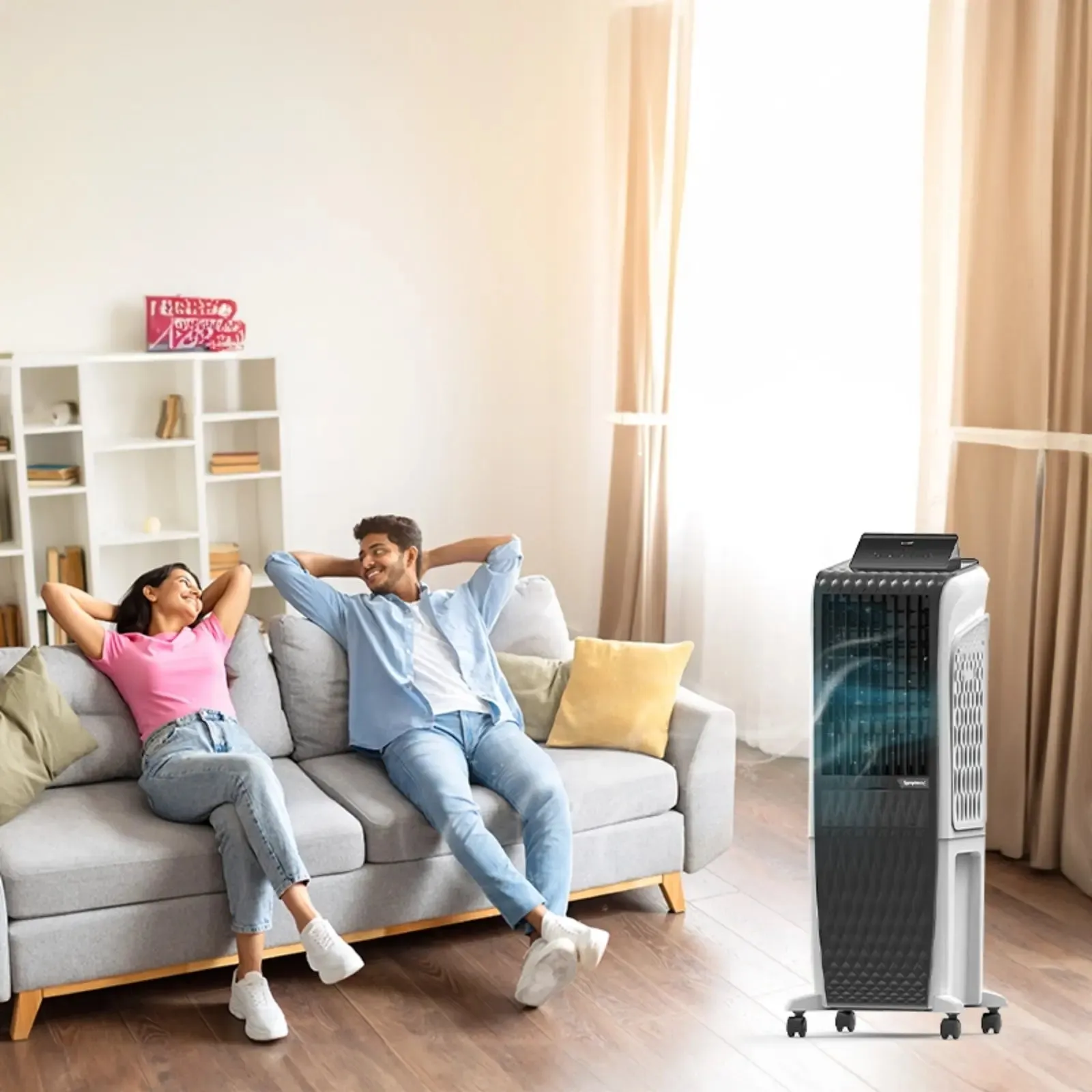 Diet 3D 30i Tower Air Cooler 30-litres with Magnetic Full Function Remote