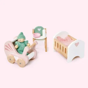 Dovetail Dolls House Nursery Set