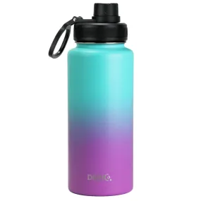 DRINCO® 32oz Stainless Steel Water Bottle - Ombre Fuchsia Teal