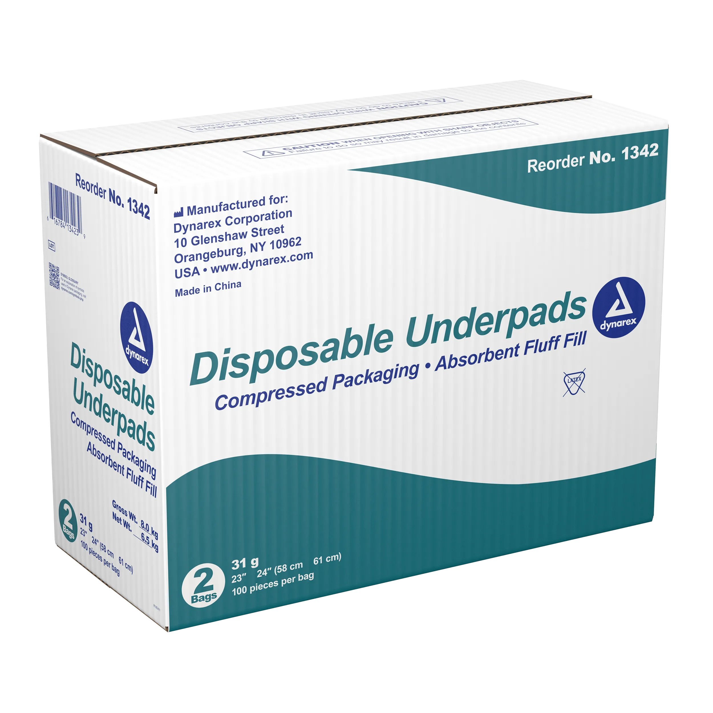 Dynarex - Disposable Underpads, 23 x 24 (31 g)