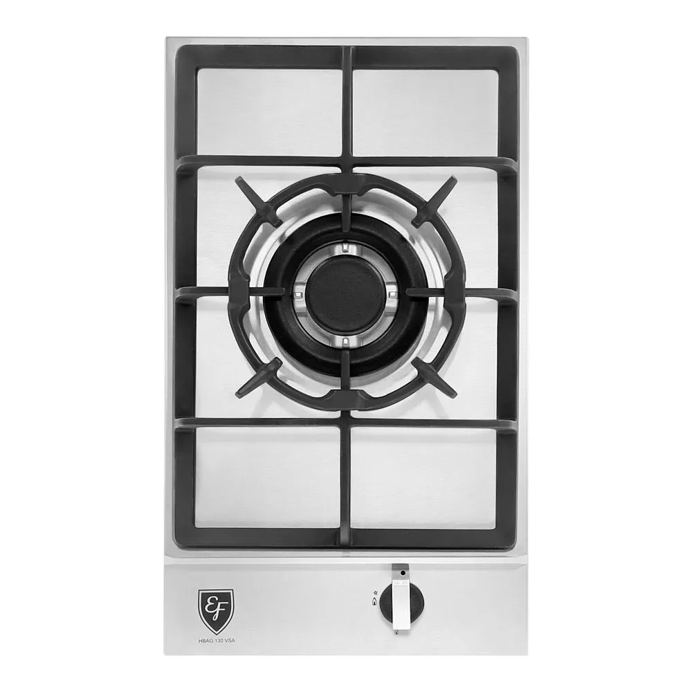 EF HB AG 130VS A 30cm Built in Stainless Steel Gas Hob HBAG130VSA