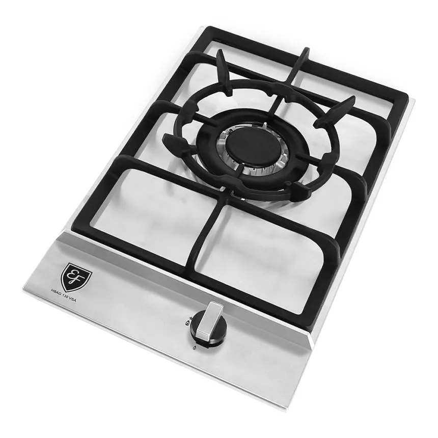 EF HB AG 130VS A 30cm Built in Stainless Steel Gas Hob HBAG130VSA