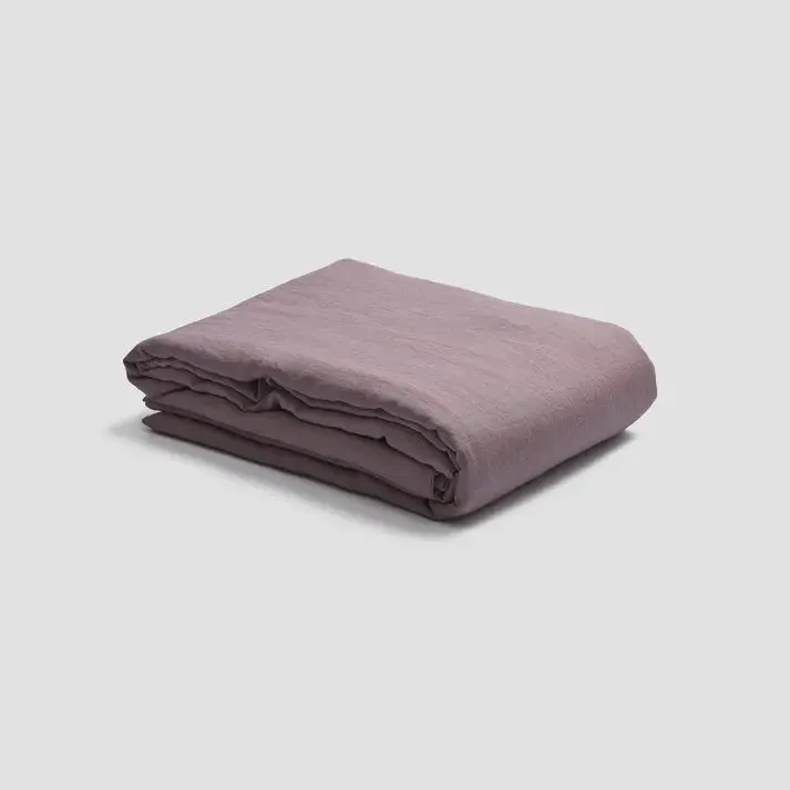 Elderberry Linen Duvet Cover