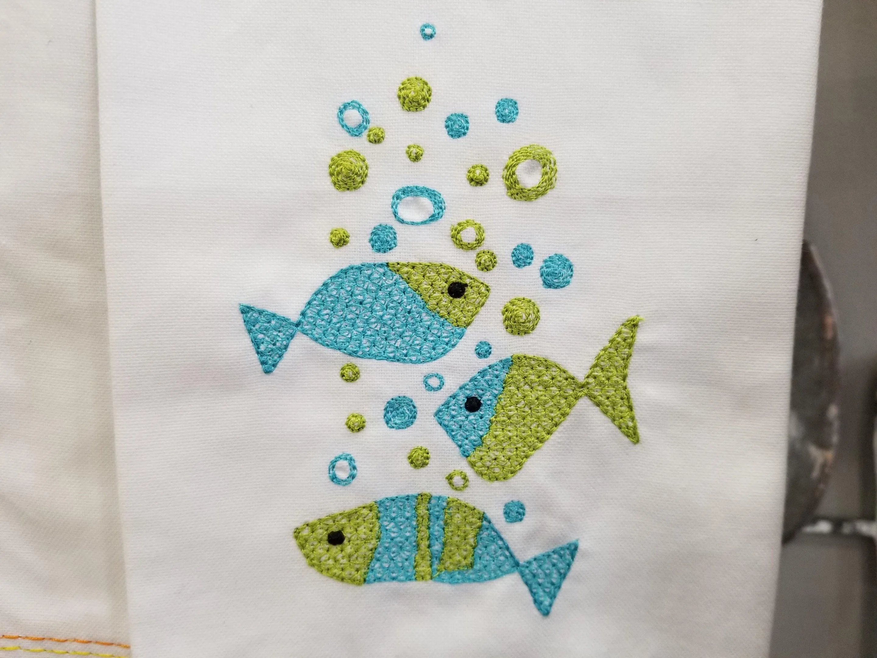 Fab School of Fish Towels