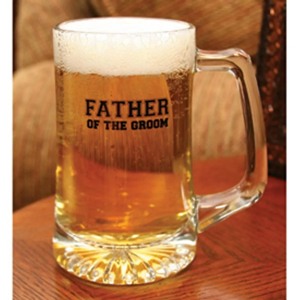 Father of the Groom Glass Mug