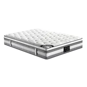 Feather Comfort Plush Euro Top Pocket Spring Mattress 34cm Thick - Queen