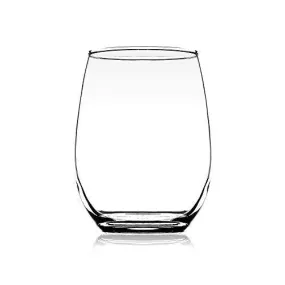 Femora Clear Glass Scotch Glass Wine Glass Juice Glass Tumbler - 320 ml, Set of 4