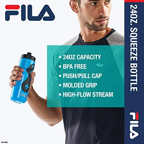 FILA 24oz.Squeeze Water Bottle