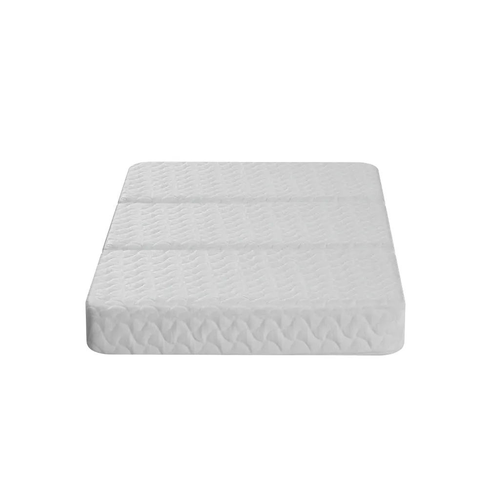 Foldable 3-Fold Foam Cot Mattress, Bamboo Fabric Cover – Giselle Bedding