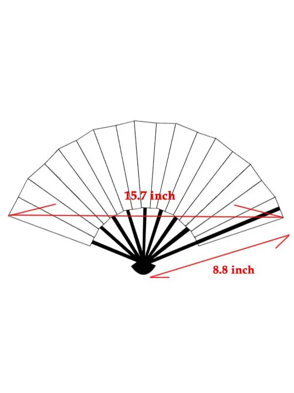 Folding Fan. Double-Sided Design made in Kyoto, Japan. Japanese Hand Fan. "Kinkaku-ji Temple,Kyoto / 金閣寺1392"