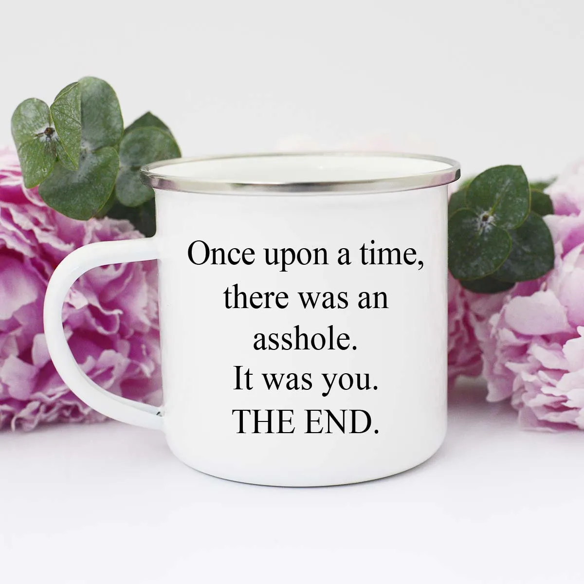 Funny Once Upon A Time Mug, Funny Coffee Mug, Funny Poem about Assholes Mug