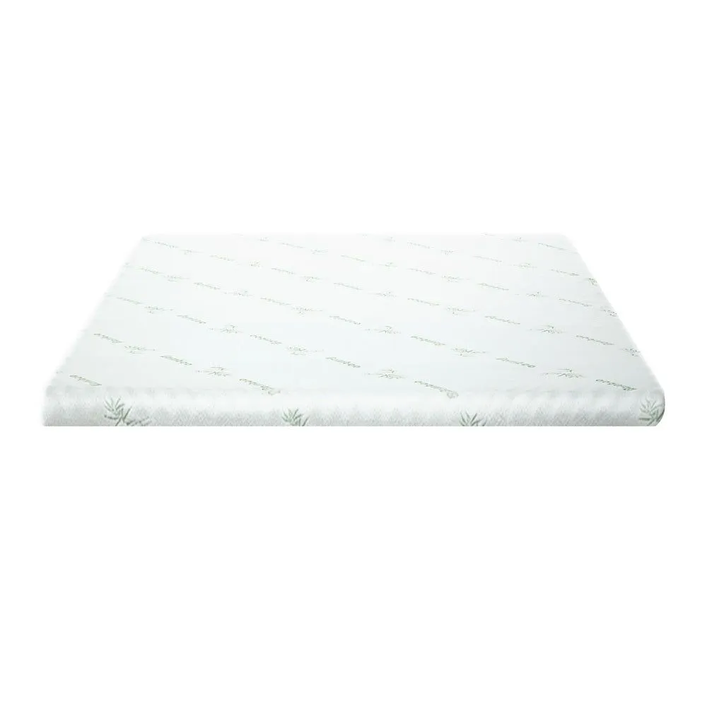 Giselle Bedding Memory Foam Mattress Topper Cool Gel Bed Mat Bamboo 10cm Single