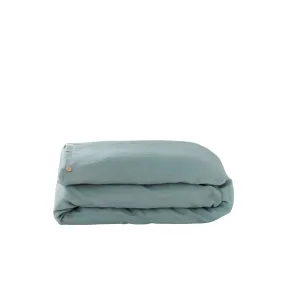 Green Milieu Linen Duvet Cover