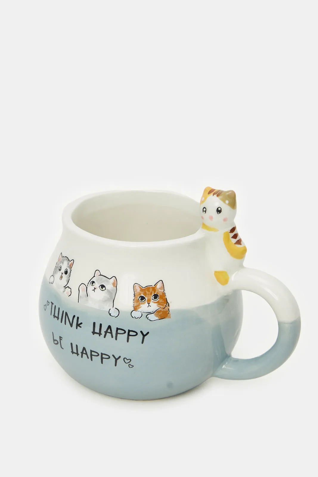 Grey Standing Cat Mug