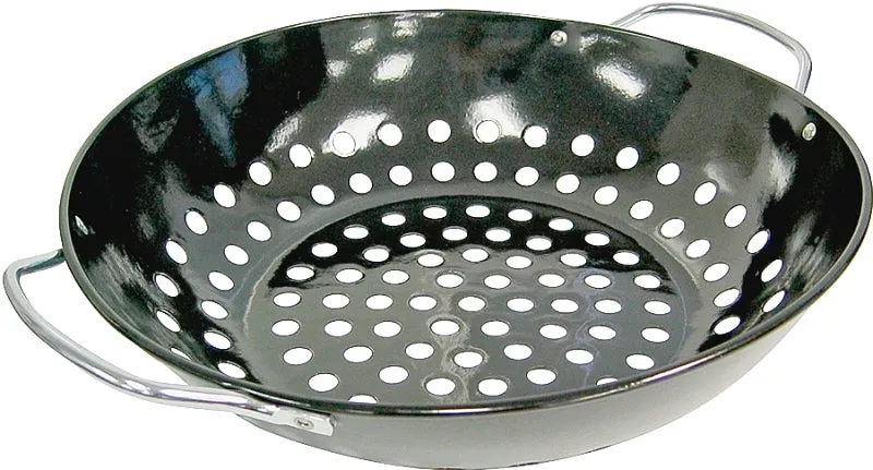 GrillPro 98130 Round Topper, Wok, Porcelain Enamel-Coated :EA: QUANTITY: 1