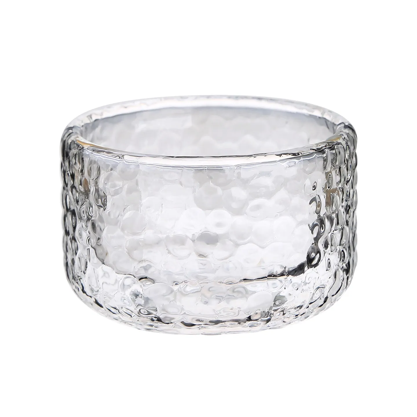 Hammer Impression Double Wall Glass Cup (80ml)-2pcs