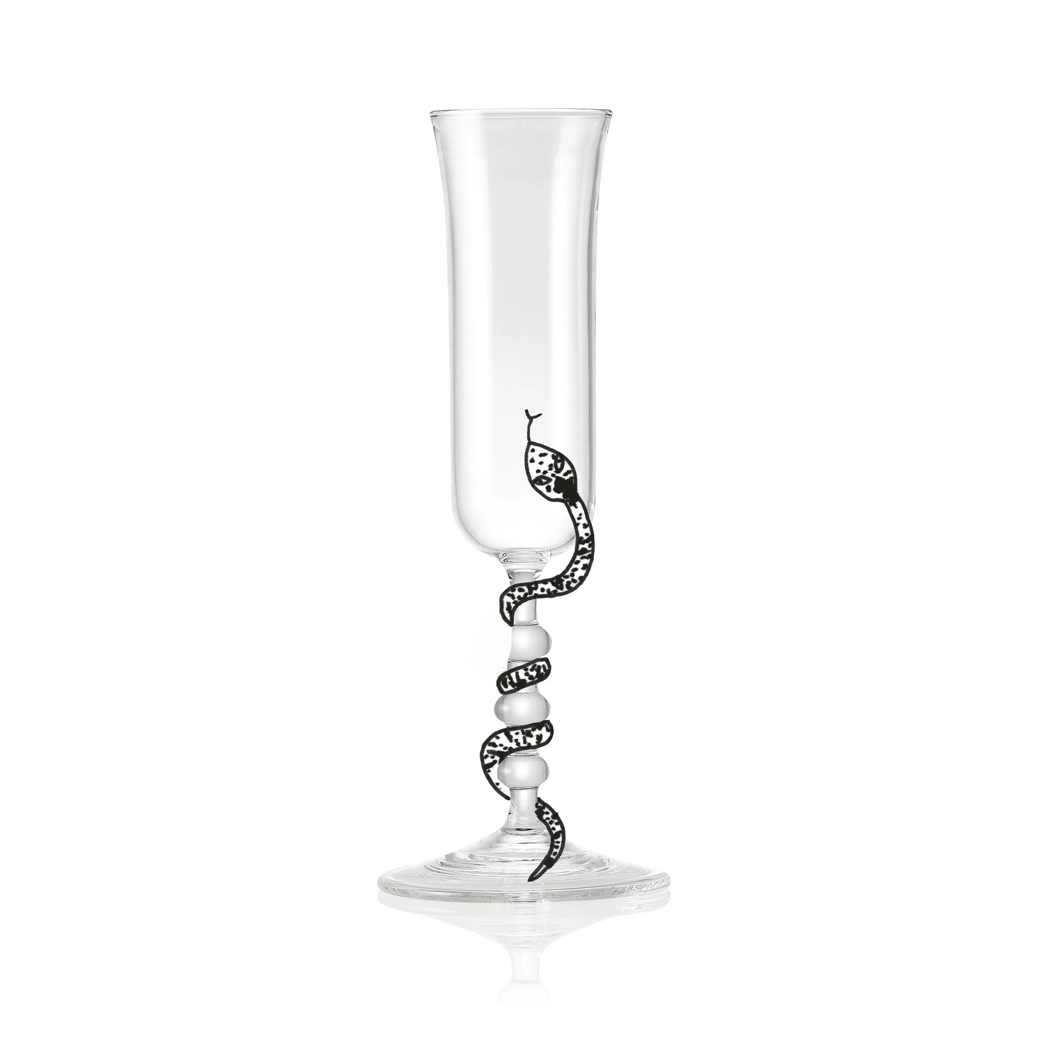 Handblown Champagne Flute, 22cm