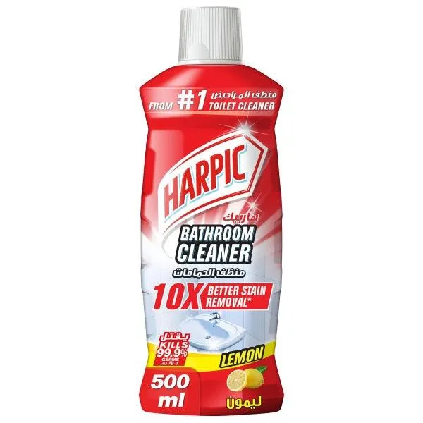 HARPIC BATHROOM CLEANER 10X LEMON 500ML