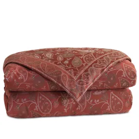 Henna Jacquard Duvet Cover in Shiraz