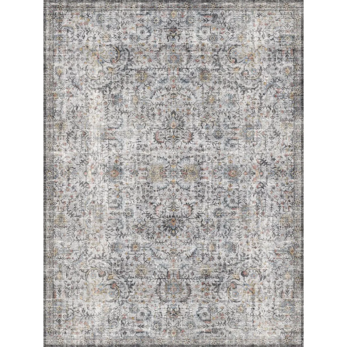 Hialeah Silver Pastel Blue Rug