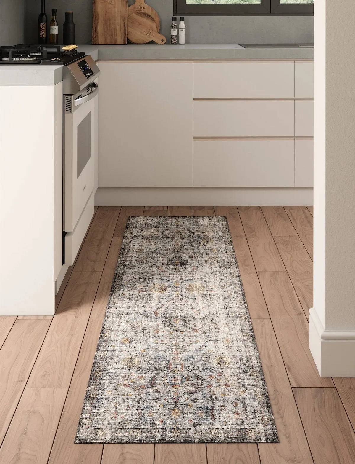 Hialeah Silver Pastel Blue Rug