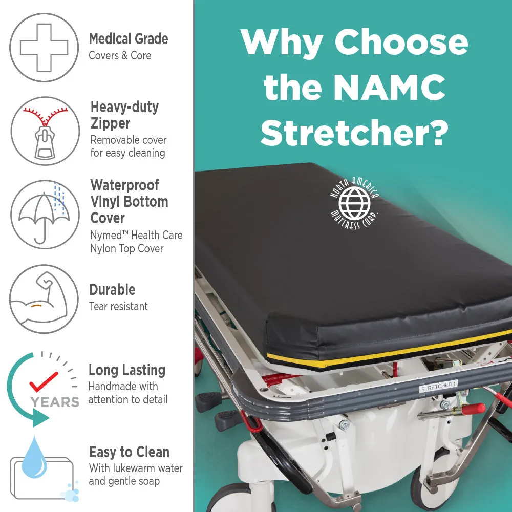 Hill-Rom GPS (Model 881) 4" Standard Stretcher Pad with Color Identifier